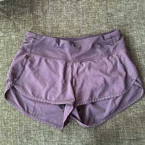 Black Lululemon their size chart 2 athletic running shorts